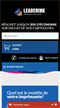 Mobile Screenshot of leader-ink.com